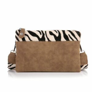 BIJOU bag Zebra Taupe