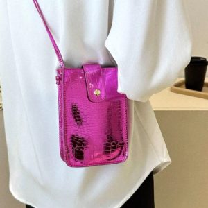 BING bag Metallic Silver Pink