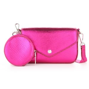 BISOU bag Metallic Fuchsia