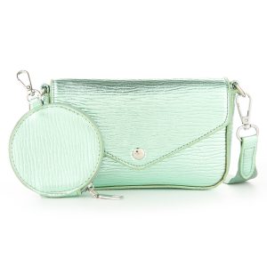 BISOU bag Metallic Mint