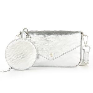 BISOU bag Metallic Silver