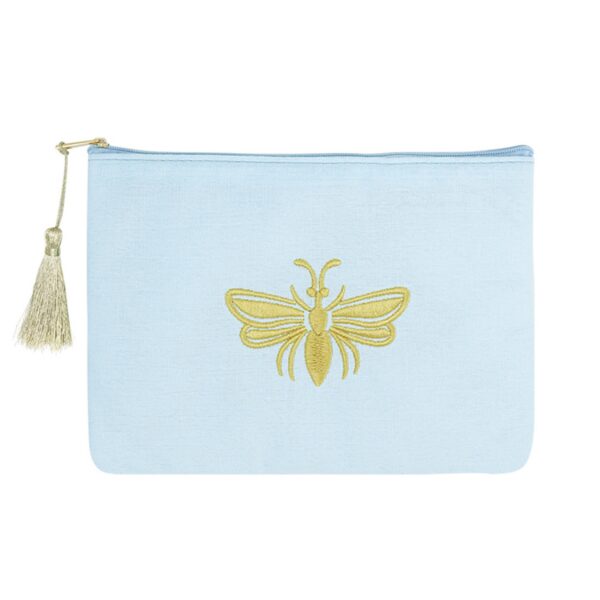 BOBBY make up bag Bee Blue