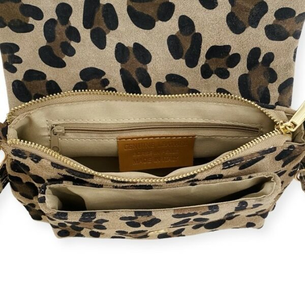 BODINE bag Leopard inside