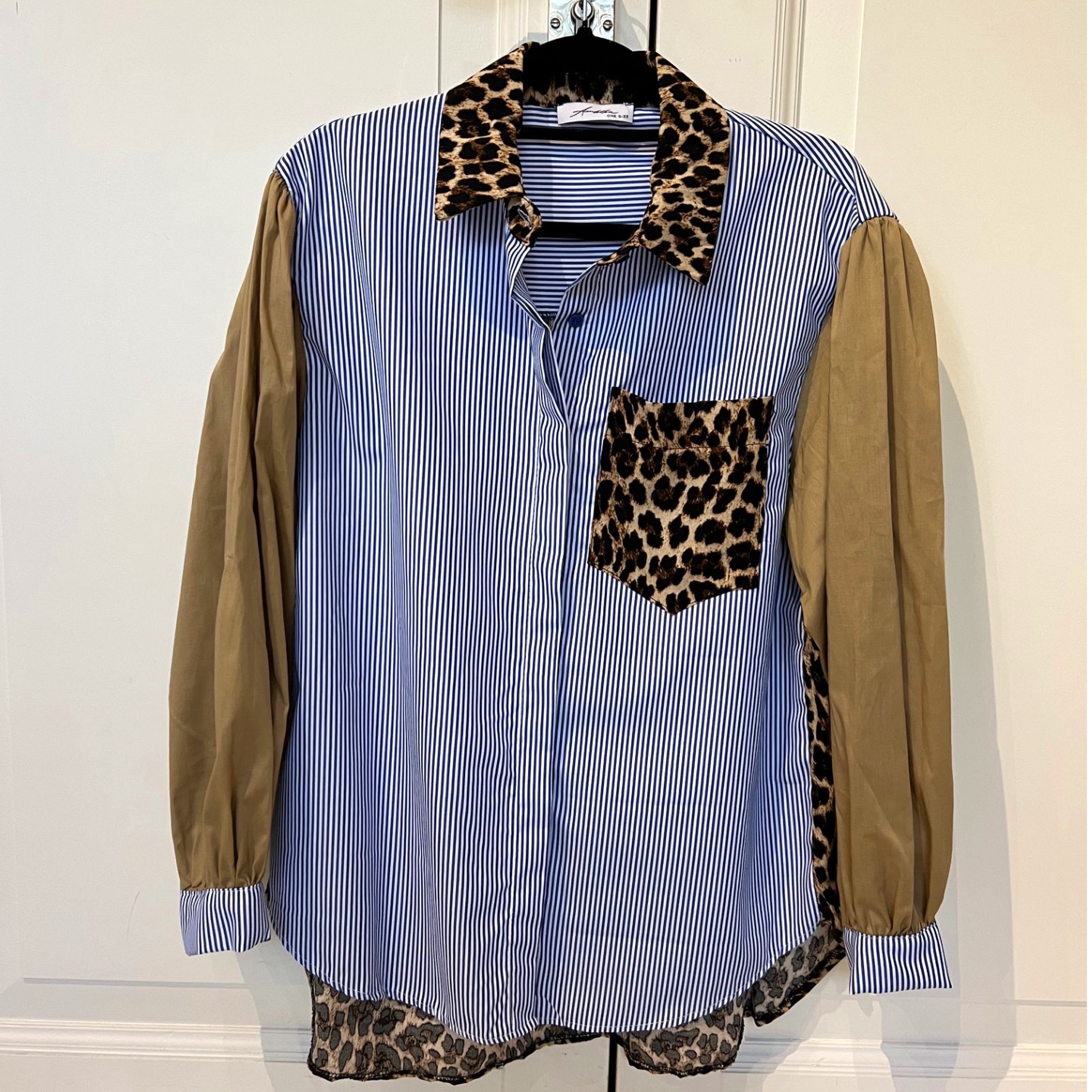 Blouse Leopard Blue