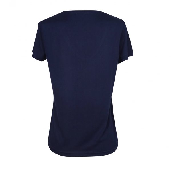 CERISE tee Dark Blue back