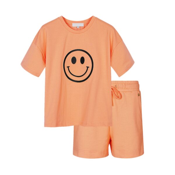 CHARLIE joggers set Orange Smiley