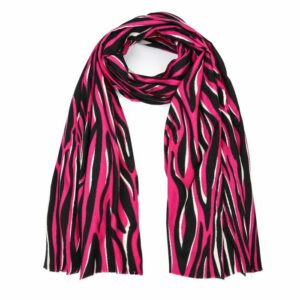 DANI scarf Zebra Fuchsia