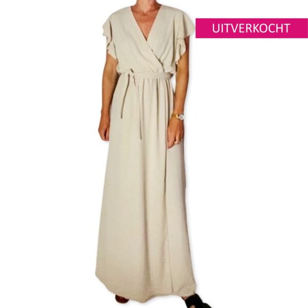 ELLYCE dress Long Beige 2 Uitverkocht