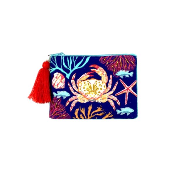HARVEY coin pouch Crab