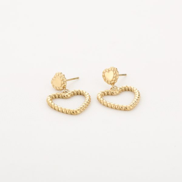 VERONA earrings Heart Gold