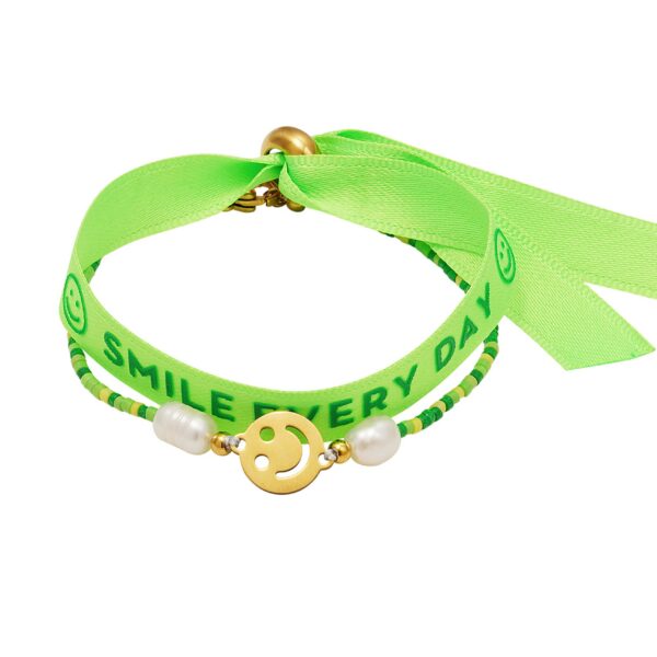 JOLIE bracelet Set Green Smile