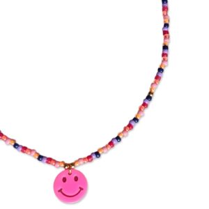 JULIE necklace Smiley Pink