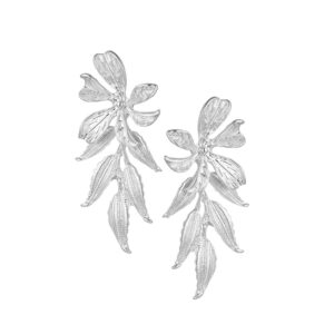 KYLIE earrings Flowers Silver