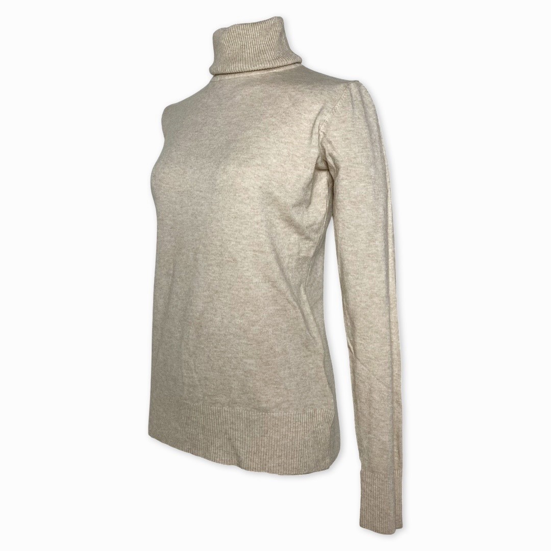 LANELLE turtle neck Beige side