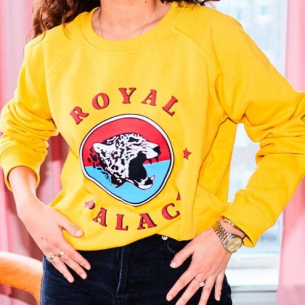 LINAYA sweater Mustard Model 4