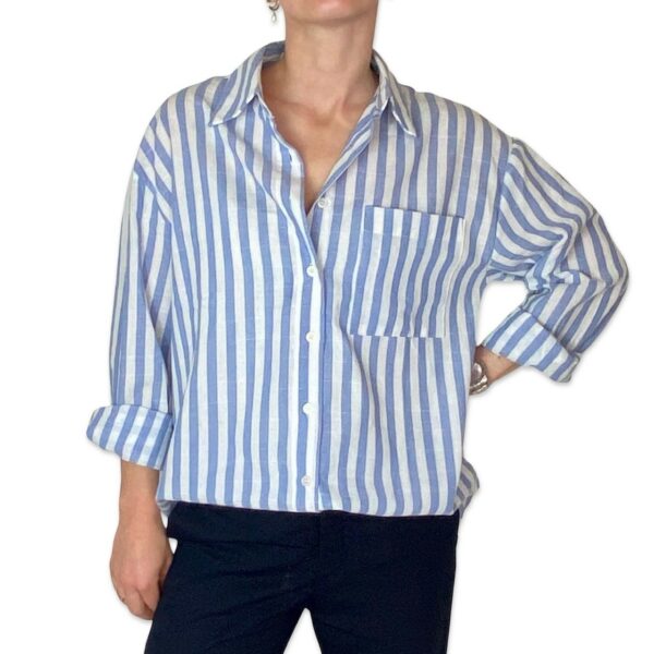 MAUVE blouse Stripe model