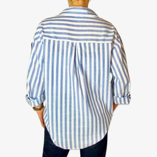 MAUVE blouse Stripe model back