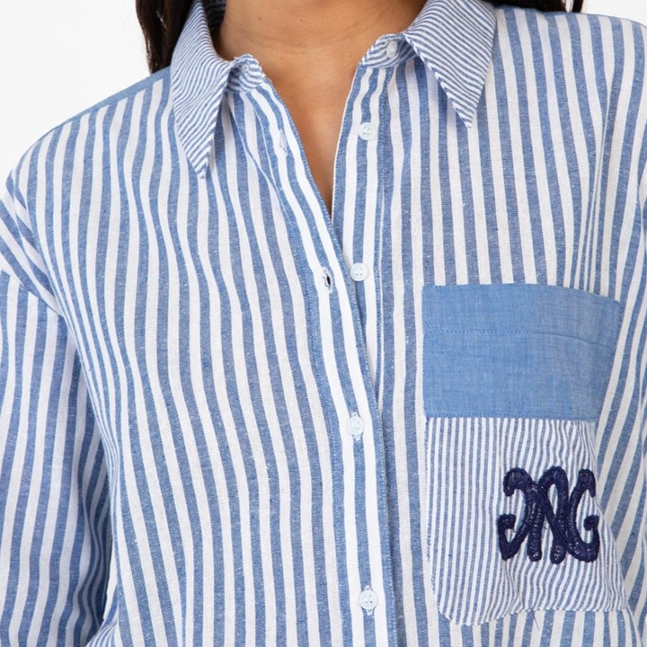 MEG blouse Stripe
