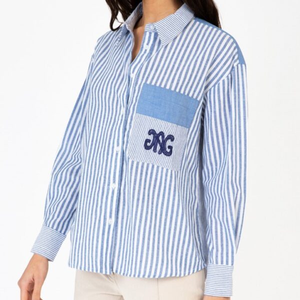 MEG blouse Stripe
