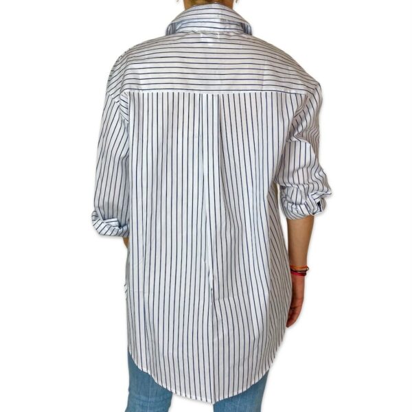 MELIN blouse Stripe model back