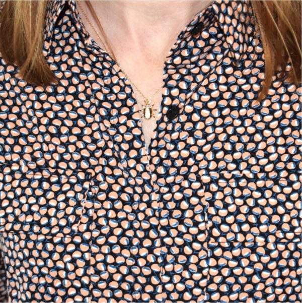 MIUSE blouse Blue Necklace