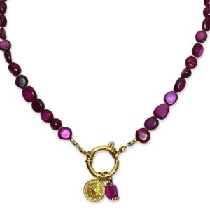 NAEMI necklace Burgundy