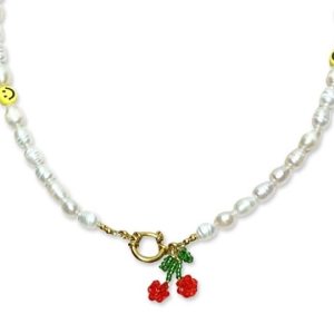 NAILAY necklace Pearl Cherry