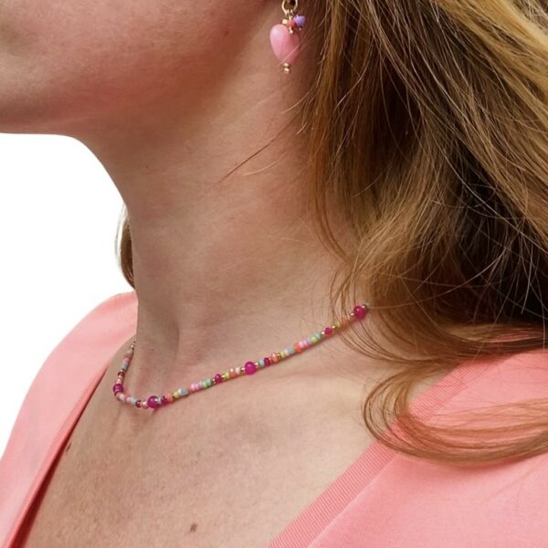 NANOU necklace Pink Gold model