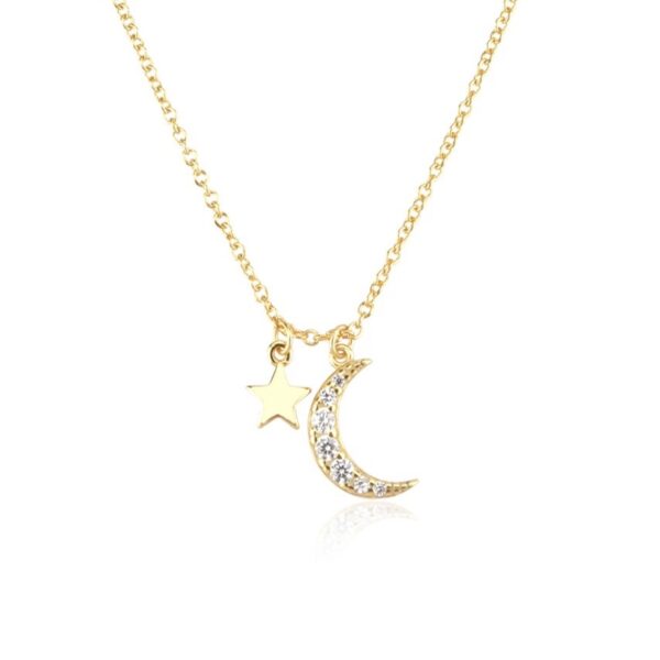 NEVEZ necklace Gold Moon