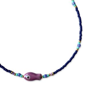 NINO necklace Blue Lila