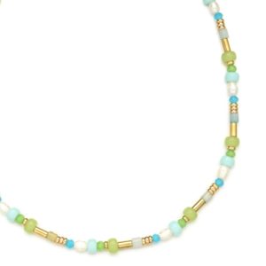 NYOMI necklace Green Blue Gold