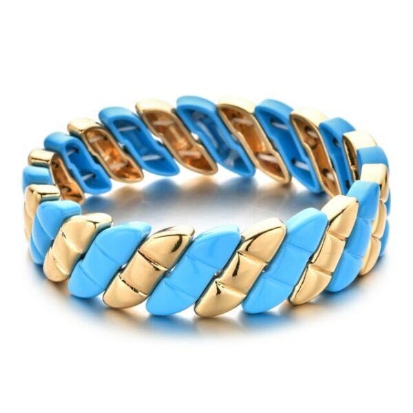 RAE bracelet Blue Gold