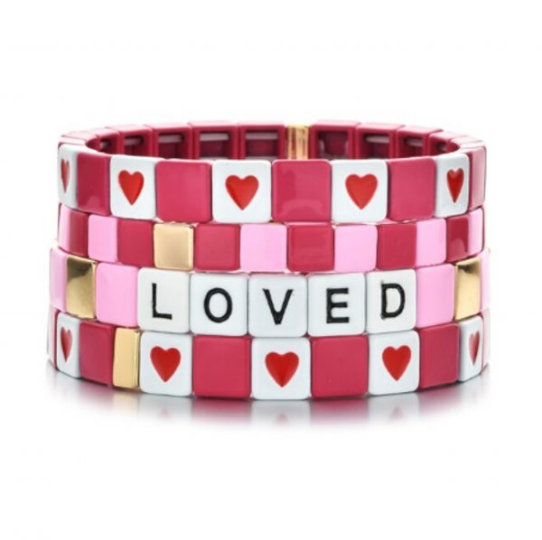 RICHELLE bracelet set Pink