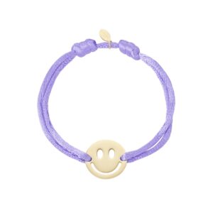 ROMEE smiley bracelet Lila