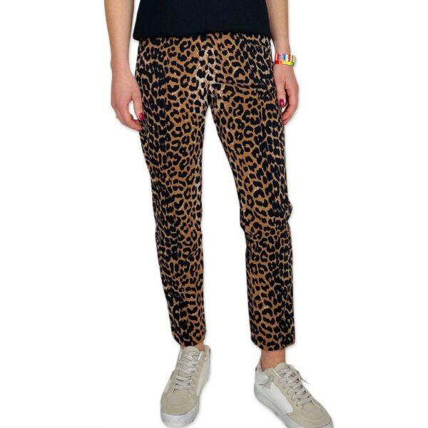 SARENA pants Leopard front