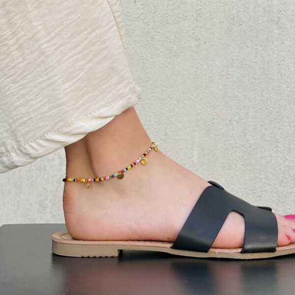 TILLY anklet Multicolor Coins model