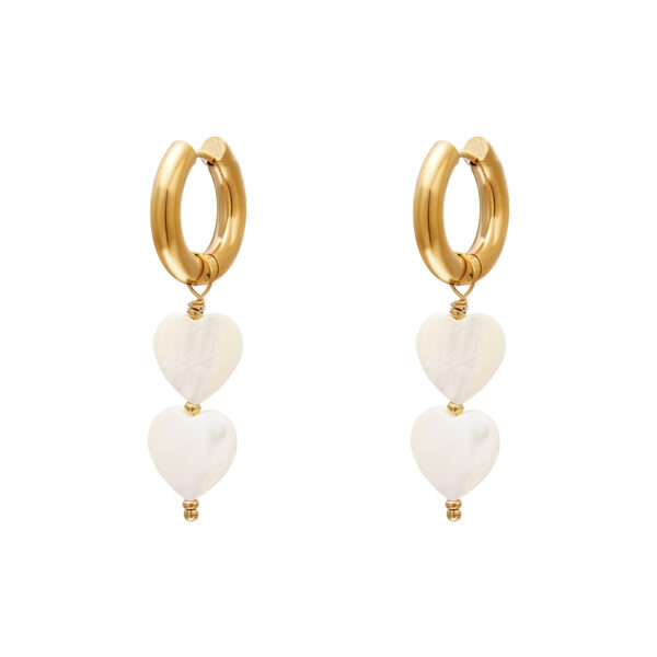 VADA earrings Pearl Heart