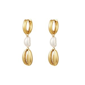 VÉ earrings Shell Pearl