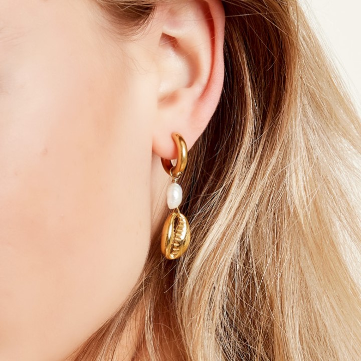 VÉ earrings Shell Pearl