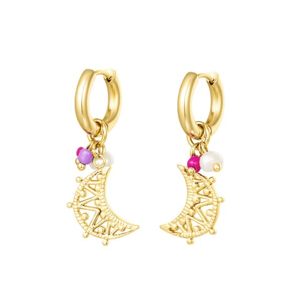 VEA earrings Gold Moon