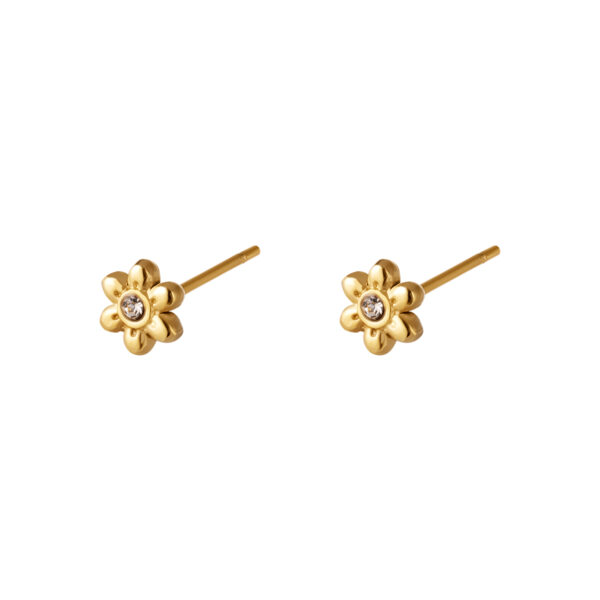 VEDA stud earrings Gold FLower