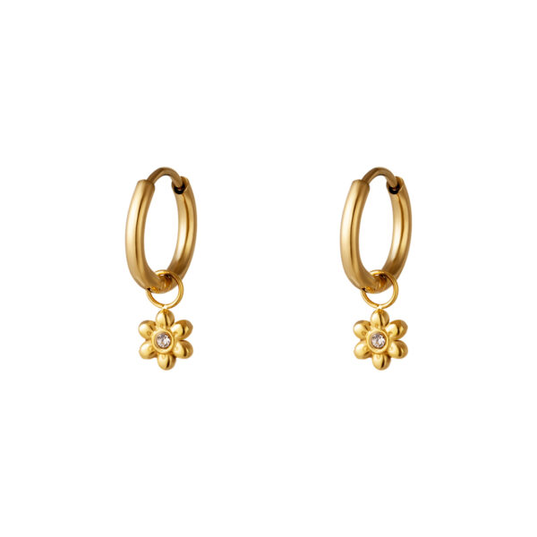 VELA earrings Gold Flower