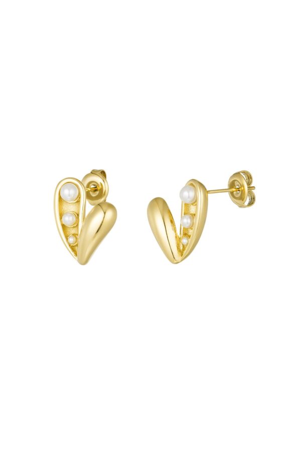 VELIA earrings Heart Gold