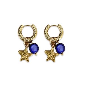 VELORA earrings Blue