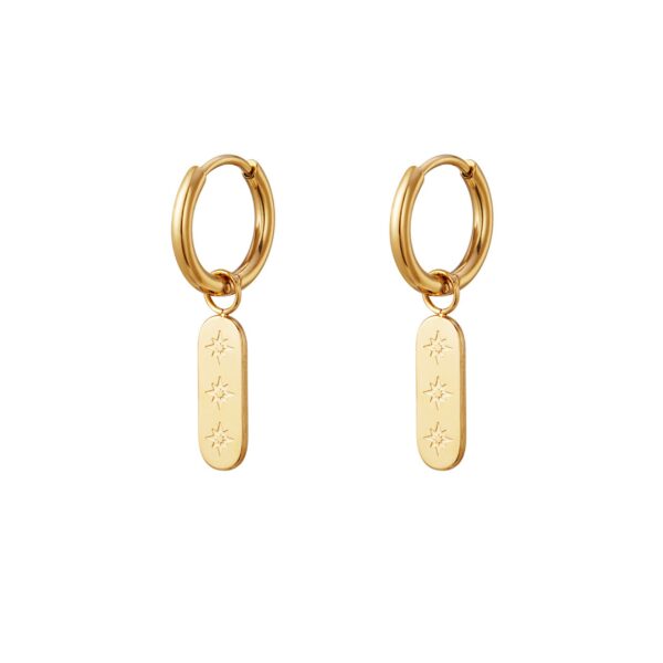 VERALIE earrings Gold Bar