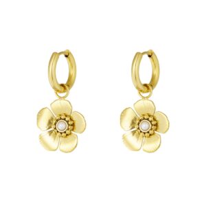 VESTER earrings Flower Gold