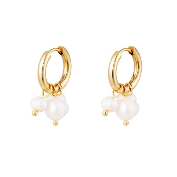 VIANY earrings Gold Pearls