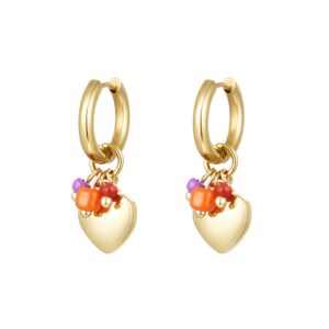 VIENE earrings Gold Hearts