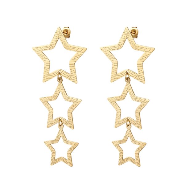 VILOU earrings Gold Stars