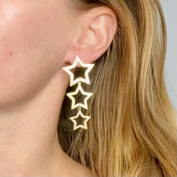 VILOU earrings Gold Star